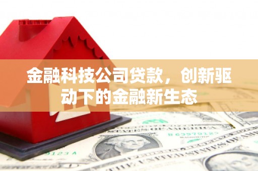 江东金融科技公司贷款，创新驱动下的金融新生态