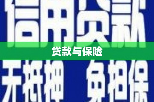 闻喜贷款与保险