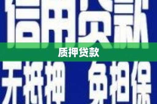 邯郸质押贷款