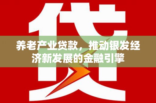 嘉禾养老产业贷款，推动银发经济新发展的金融引擎