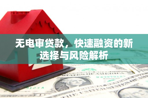 郾城无电审贷款，快速融资的新选择与风险解析