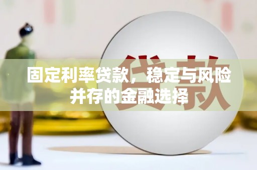 武隆固定利率贷款，稳定与风险并存的金融选择