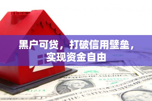 厦门黑户可贷，打破信用壁垒，实现资金自由