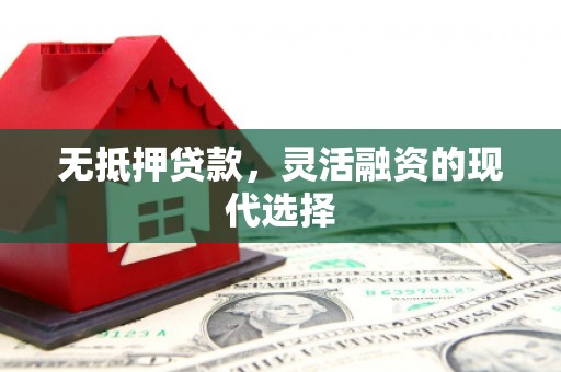焉耆无抵押贷款，灵活融资的现代选择