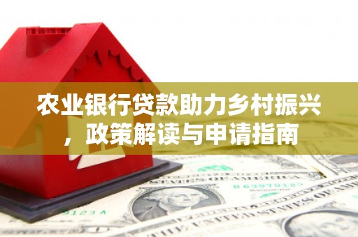 虎门农业银行贷款助力乡村振兴，政策解读与申请指南